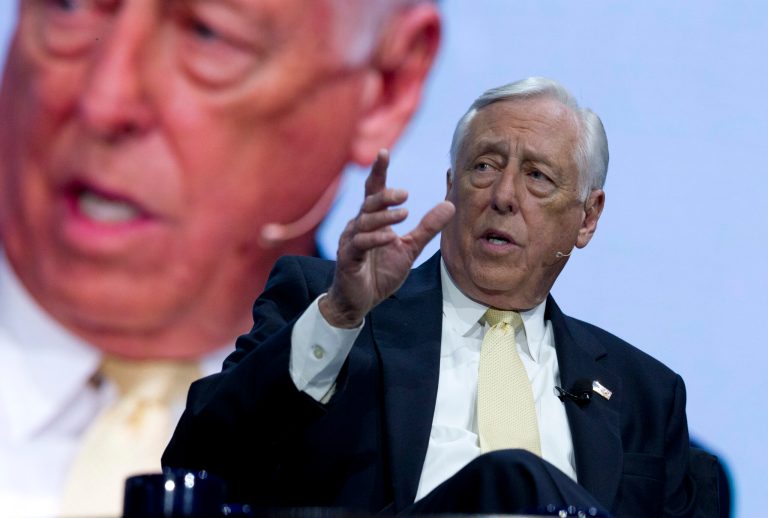 Hoyer predicted House GOP and the Freedom Caucus would continue to battle over major policy decisions. (AP Photo/Jose Luis Magana)