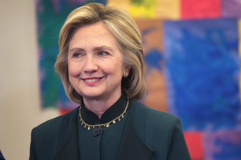 Hillary Clinton on Saturday will deliver a speech from Roosevelt Island in New York that her campaign is promoting as the former secretary of state's official 2016 launch event.Â (Scott Olson/Getty Images)
