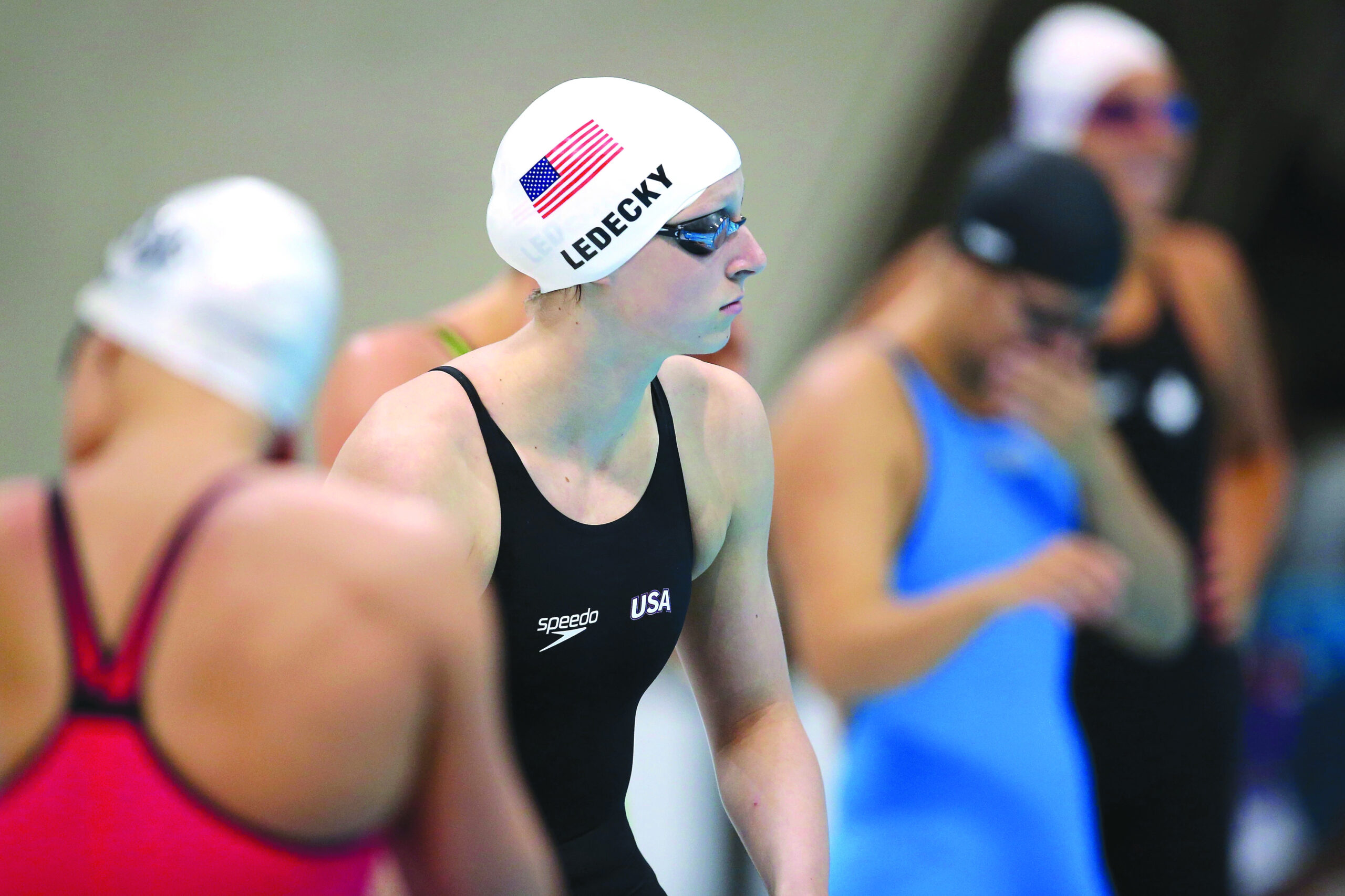 Ledecky swims, Ziegler sinks