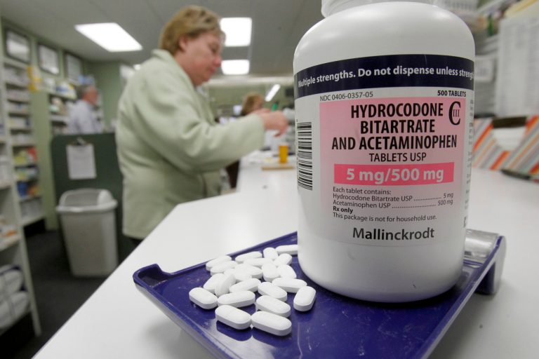 The Food and Drug Administration said in an online statement that hydrocodone-containing drugs should be subject to the same restrictions as other narcotic drugs like oxycodone and morphine. (AP File)