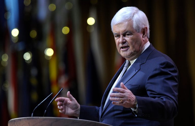 During a Facebook Live Q&A, Newt Gingrich said that Hillary Clinton should be 