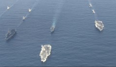 Watch: 3 US aircraft carriers train together in the Western Pacific during Trump’s visit