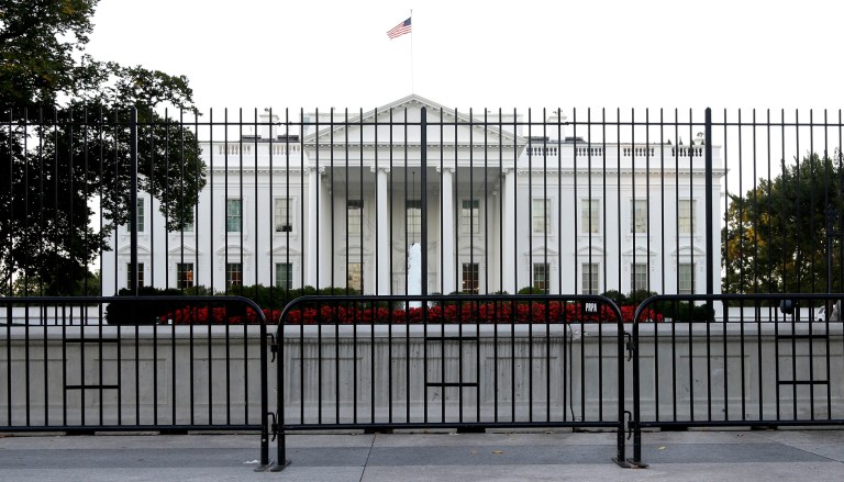 The White House is on lockdown due to a suspicious package, according to a series of reports Monday. (AP Photo/Carolyn Kaster, File)