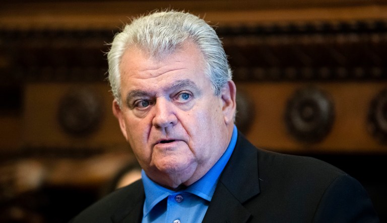 An approved search warrant application dated Nov. 1 and filed in the U.S. District Court of the Eastern District of Pennsylvania mentions Rep. Bob Brady as being suspected of criminal wrongdoing. (AP Photo/Matt Rourke)