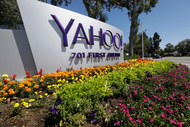 Justice Department plans to indict Russian operatives involved in the theft of data from 500 million Yahoo user accounts in 2014. (AP Photo/Marcio Jose Sanchez)