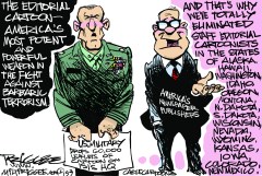 Editorial cartoon: Eliminating cartoonists