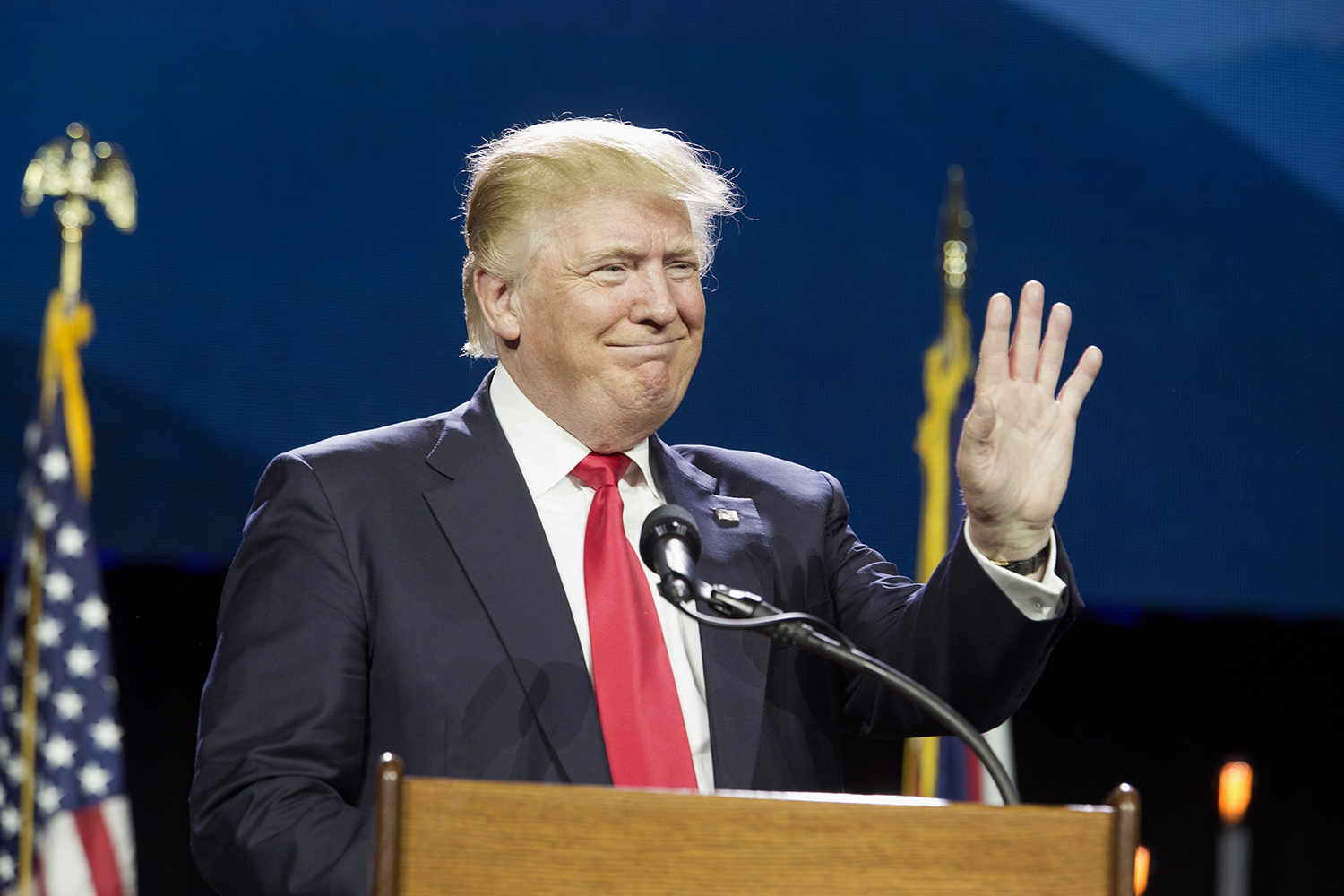 Trump may speak at convention Monday