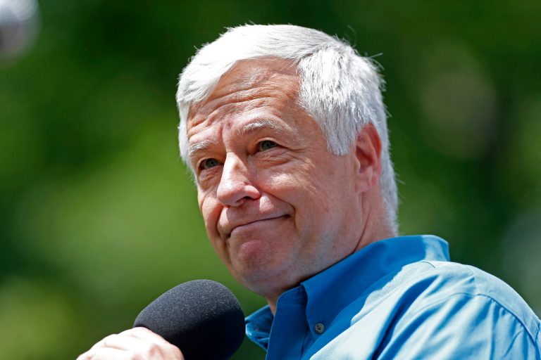 U.S. Rep. Mike Michaud, a Democratic candidate for governor, is under fire by the Maine GOP for a video promotion which included a crude lyric referring to Republican Sen. Susan Collins.Â (AP Photo/Robert F. Bukaty)