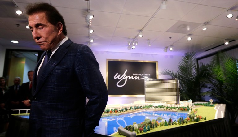 Casino mogul Steve Wynn's company, Wynn Resorts, has taken an economic hit in light of the allegations. The stock price in his hotel and resort chain dipped 10 percent in Friday afternoon trading. (AP Photo/Charles Krupa)