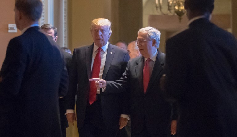 Counties where good economic growth is occurring will be hammered by higher federal tax bills. (AP Photo/J. Scott Applewhite)