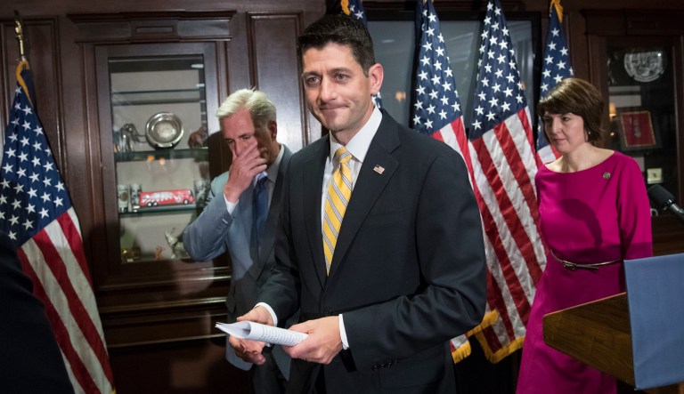 The Congressional Budget Office said it will release an updated score on the American Health Care Act, the healthcare bill approved by House Republicans, on Wednesday. (AP Photo/J. Scott Applewhite)
