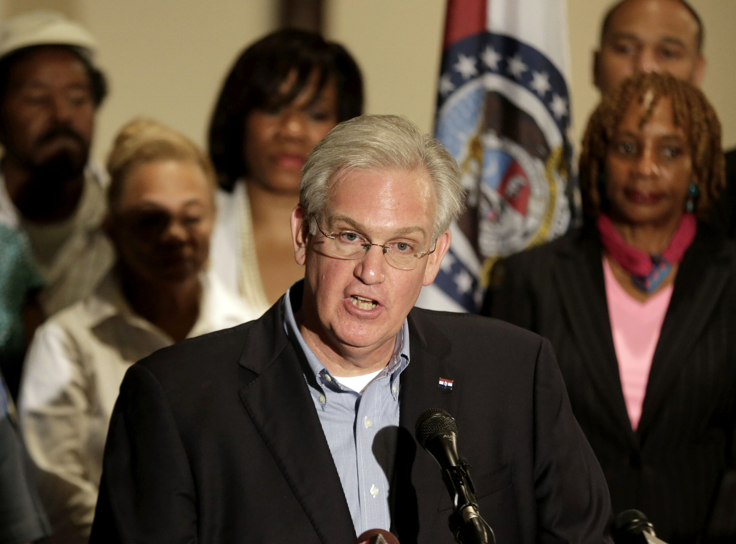 Missouri governor was ‘uninvited’ from Michael Brown’s funeral