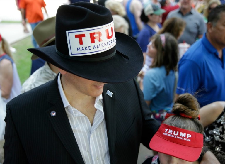 Donald Trump's lead in Texas is slimmer than the margins won by 2008 GOP nominee John McCain and 2012 nominee Mitt Romney. (AP Photo)