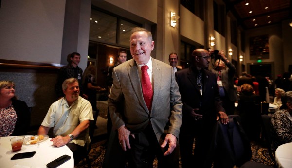 David slays Alabama Goliath: Roy Moore defeats incumbent Sen. Luther Strange