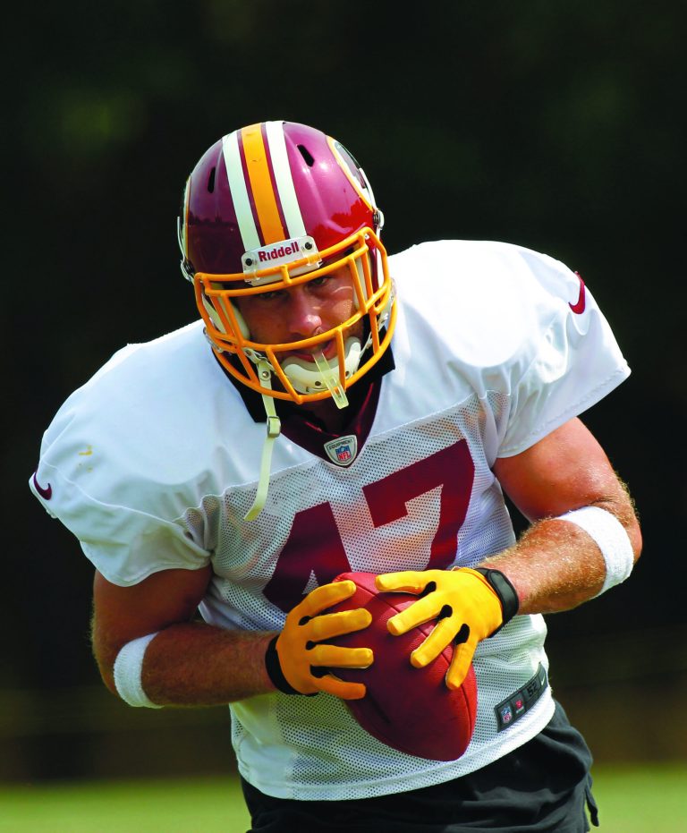 Alex Brandon/AP
Tight end Chris Cooley caught 428 passes for 4,703 yards and 33 touchdowns in eight previous seasons for the Redskins.