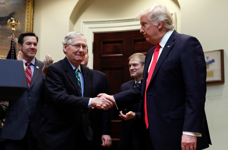 Trump came down heavily on the side of strengthening immigration restrictions during his campaign. (AP Photo/Carolyn Kaster)