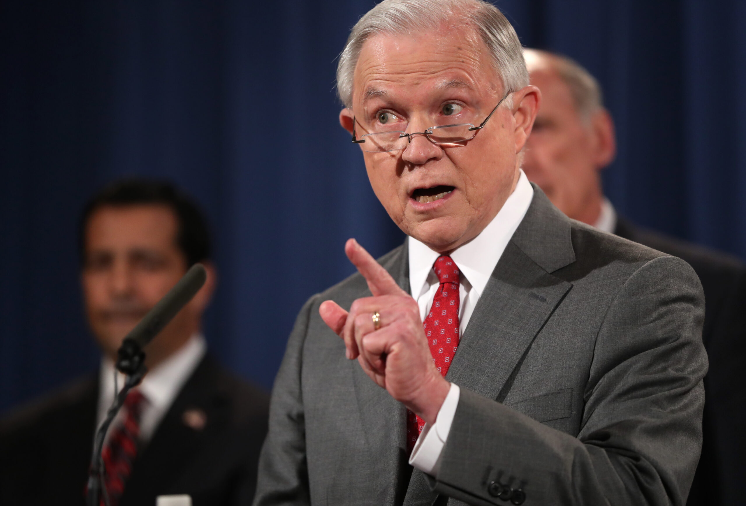 Jeff Sessions condemns ‘any message of hate and intolerance’