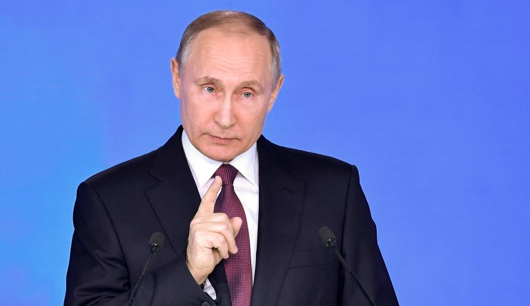 Russian President Vladimir Putin described at least four new weapons, including new long-range cruise missile powered by a small nuclear reactor that supposedly can fly 
