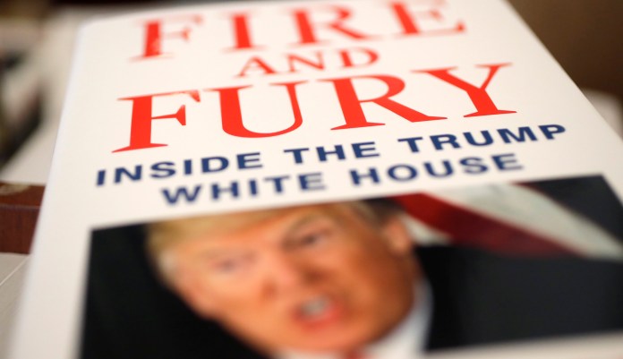 "Fire and Fury: Inside the Trump White House" by Michael Wolff went on sale just a day ago and already has skyrocketed to best-seller status. (AP Photo/Charles Rex Arbogast)