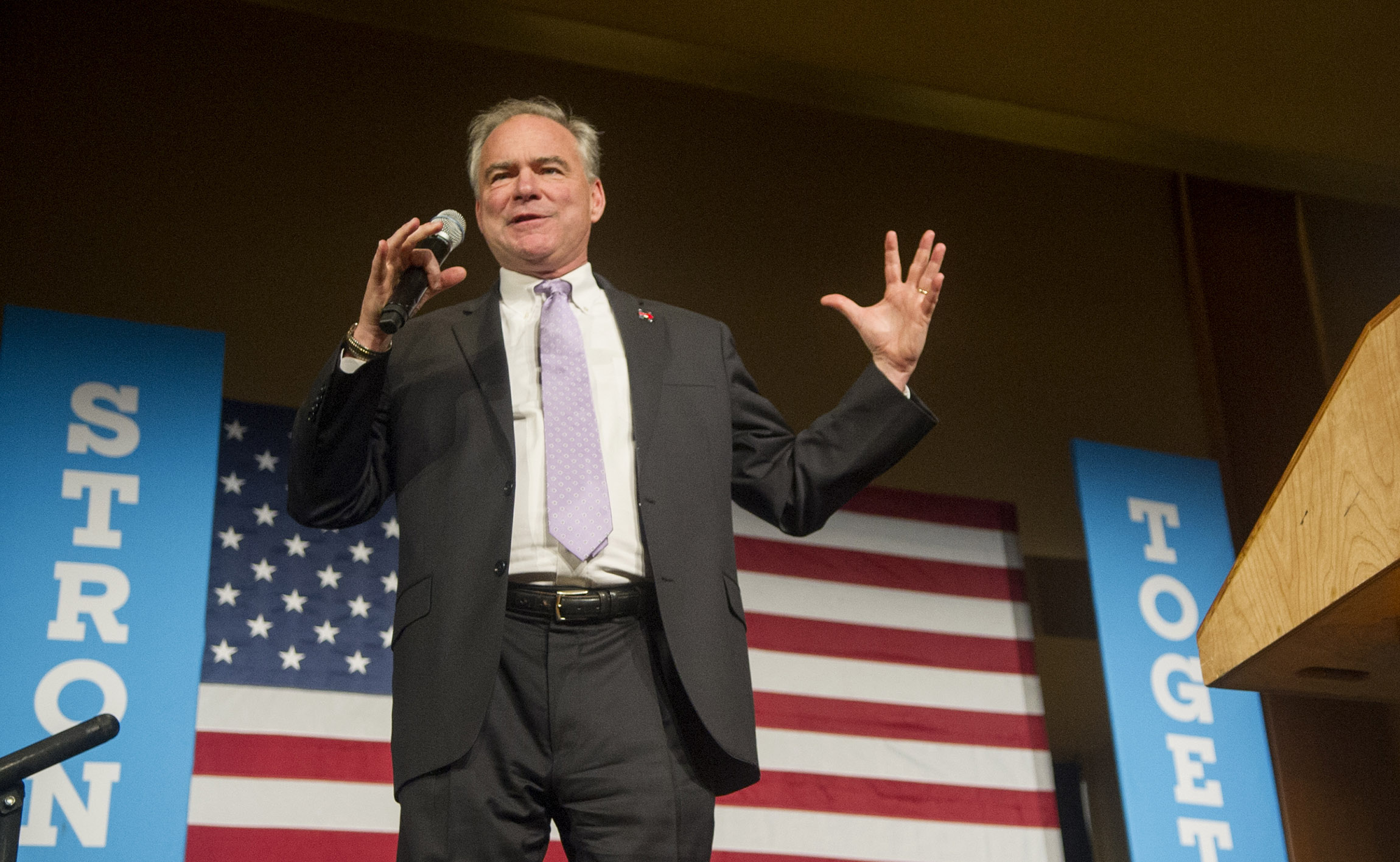 Kaine: Trump has the same information I do, and the Russians are involved