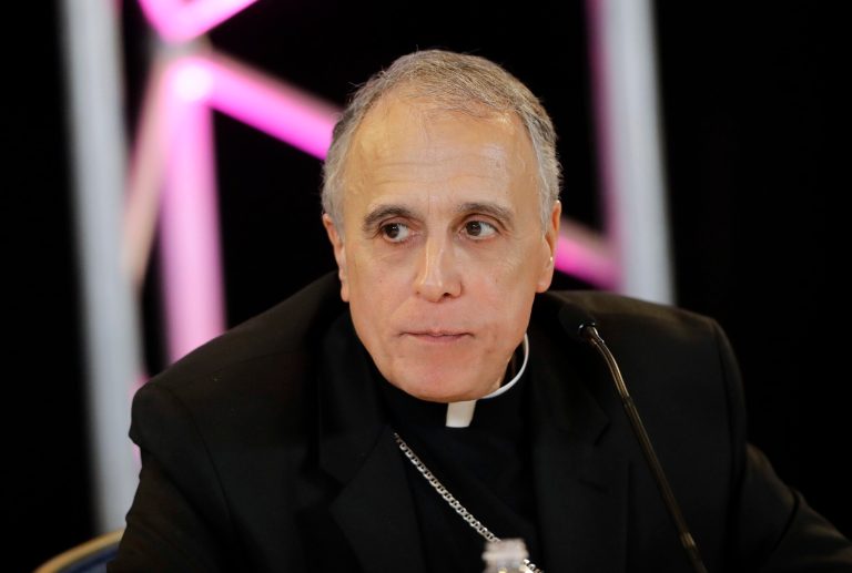 Cardinal Daniel DiNardo, the nation's top Catholic bishop, is lauding President Trump for his anti-abortion views, for comments on the importance of Catholic schools and for promising to defend religious liberties. (AP Photo/Patrick Semansky, File)