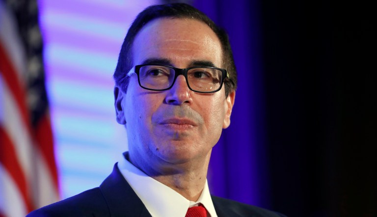 Treasury Secretary Steve Mnuchin says it's 