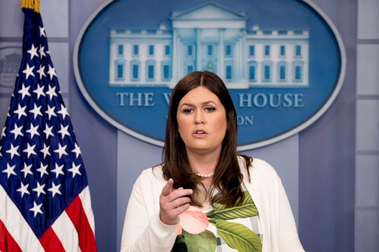 Reporters asked Sanders about recent tweets from President Trump criticizing the mayor of London, Sadiq Khan, and whether Trump may have taken Khan's comments out of context and calling for a 