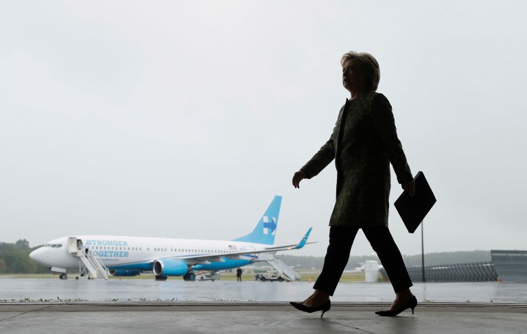 Hillary Clinton's team would only say that there was a scheduling conflict. They offered no further detail. (AP Photo/Matt Rourke)