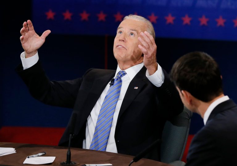 Vice President Joe Biden during the vice presidential debate (AP Photo)