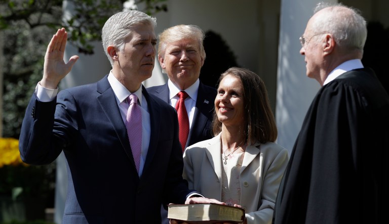 Trump was irritated that Neil Gorsuch had told Sen. Richard Blumenthal that Trump's numerous attacks on the federal judiciary 