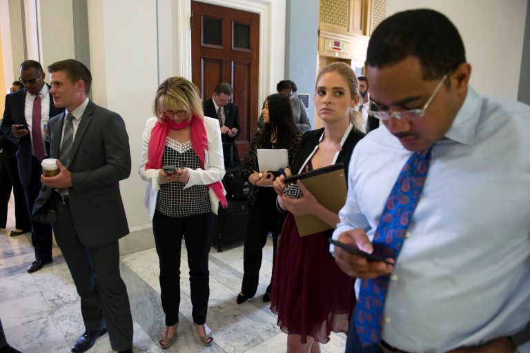 An illustration that there is more to the —œwage gap—£ than activists will tell you. (AP Photo/Cliff Owen)