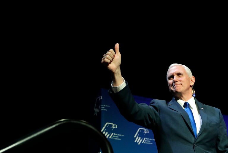 Mike Pence's staff has always included women in key management roles. (AP Photo/John Locher)