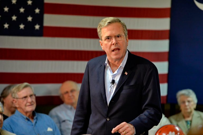 Bush tweeted a video of himself Friday, adorned with a Clemson Tigers baseball hat and cheering with fans. (AP Photo/Richard Shiro)