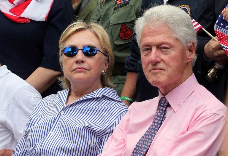 According to Politico, Bill Clinton's aides have drawn $16 million from a fund meant to provide basic income for ex-presidents and their staff. (AP Photo/Mel Evans)