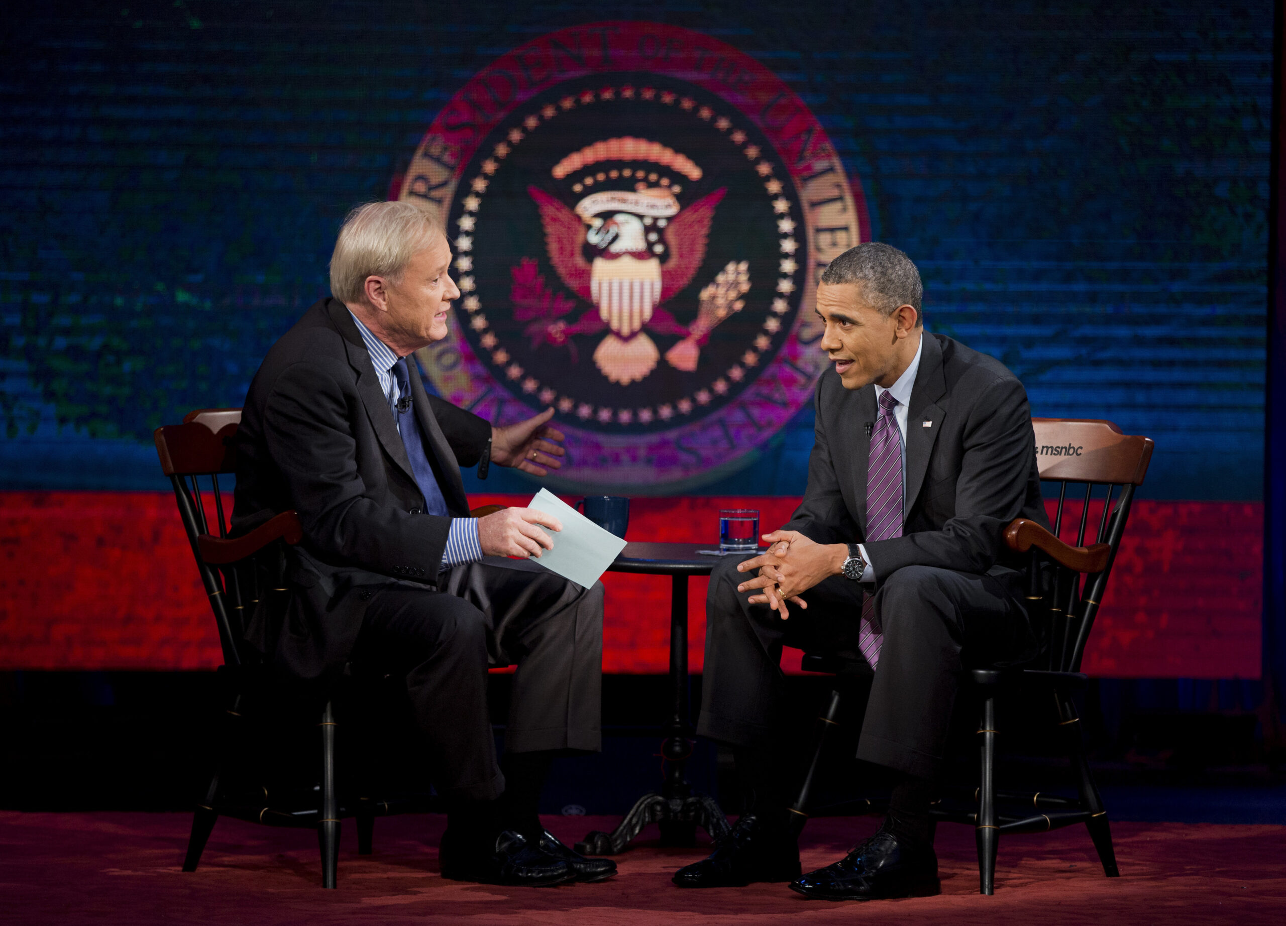 Why Chris Matthews is sad even though he got to interview Obama