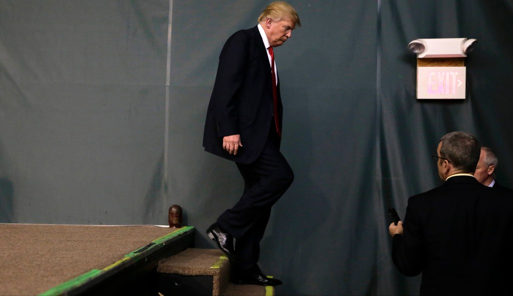 How low can Trump go?