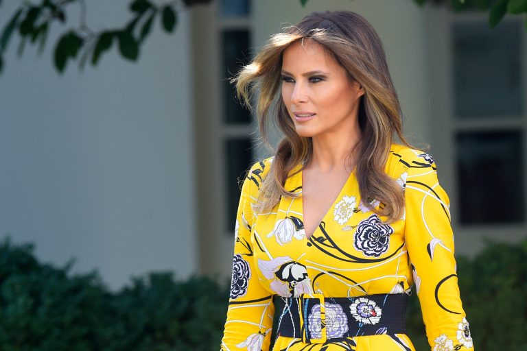 First lady Melania Trump condemned the protests by white supremacists in Charlottesville on Saturday, calling on Americans to communicate without 