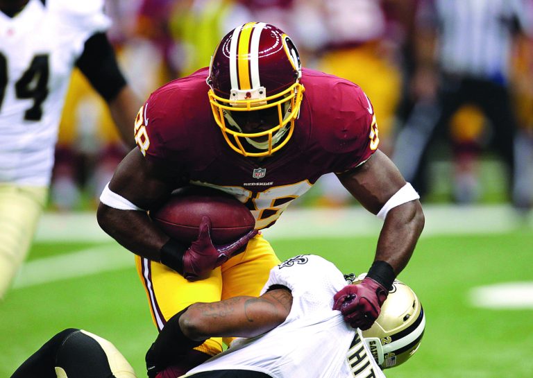 Gerald Herbert/AP
Redskins wide receiver Pierre Garcon has a bruised right foot.