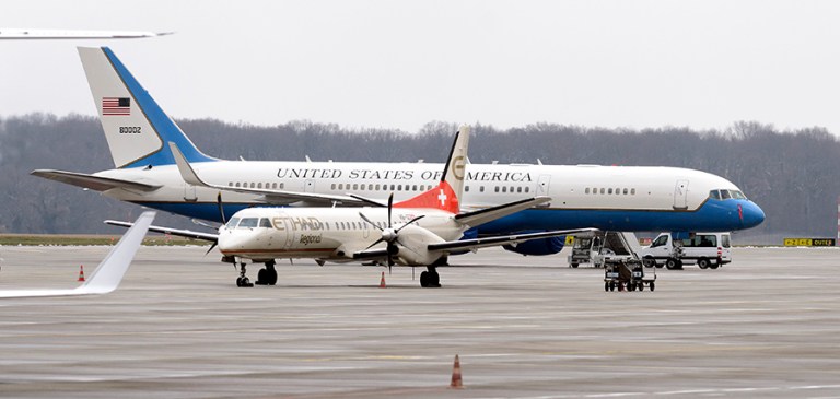 Family members of three of the four Americans that were freed as part of the prisoner swap said the men were U.S.-bound. (Martial Trezzini/Keystone via AP)