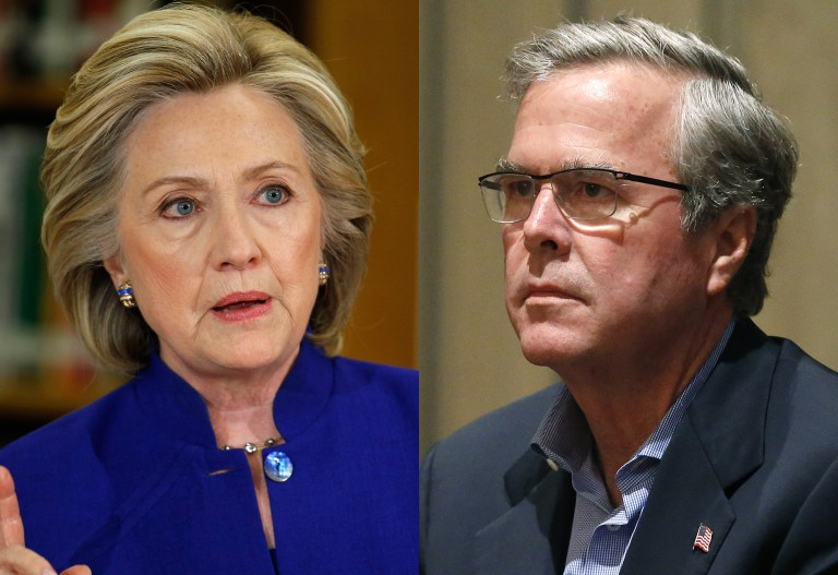 Candidates with the deepest campaign coffers, like Hillary Clinton and Jeb Bush, lost while those running on relative shoestring budgets won. (AP Photos)
