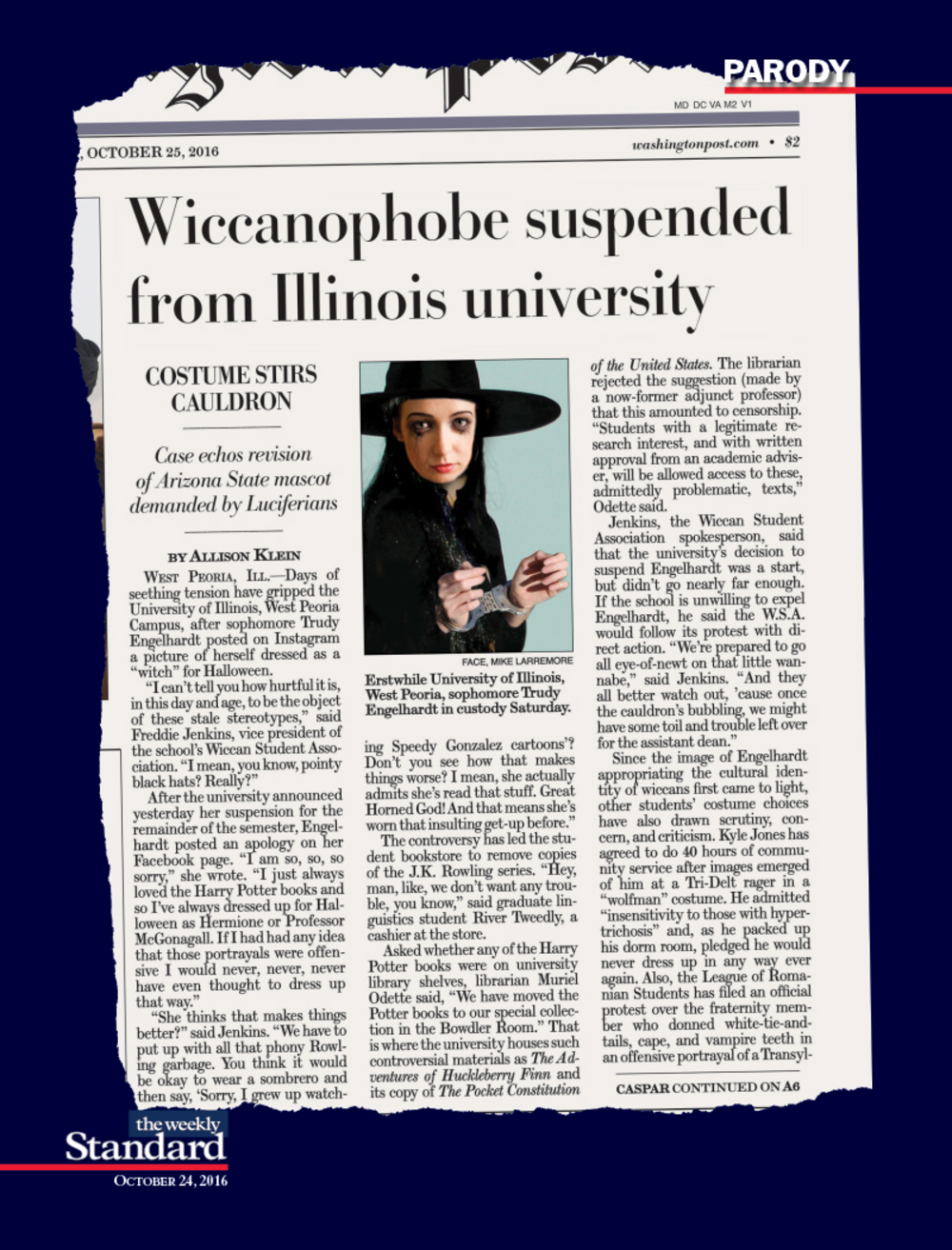 Campus Toil and Trouble