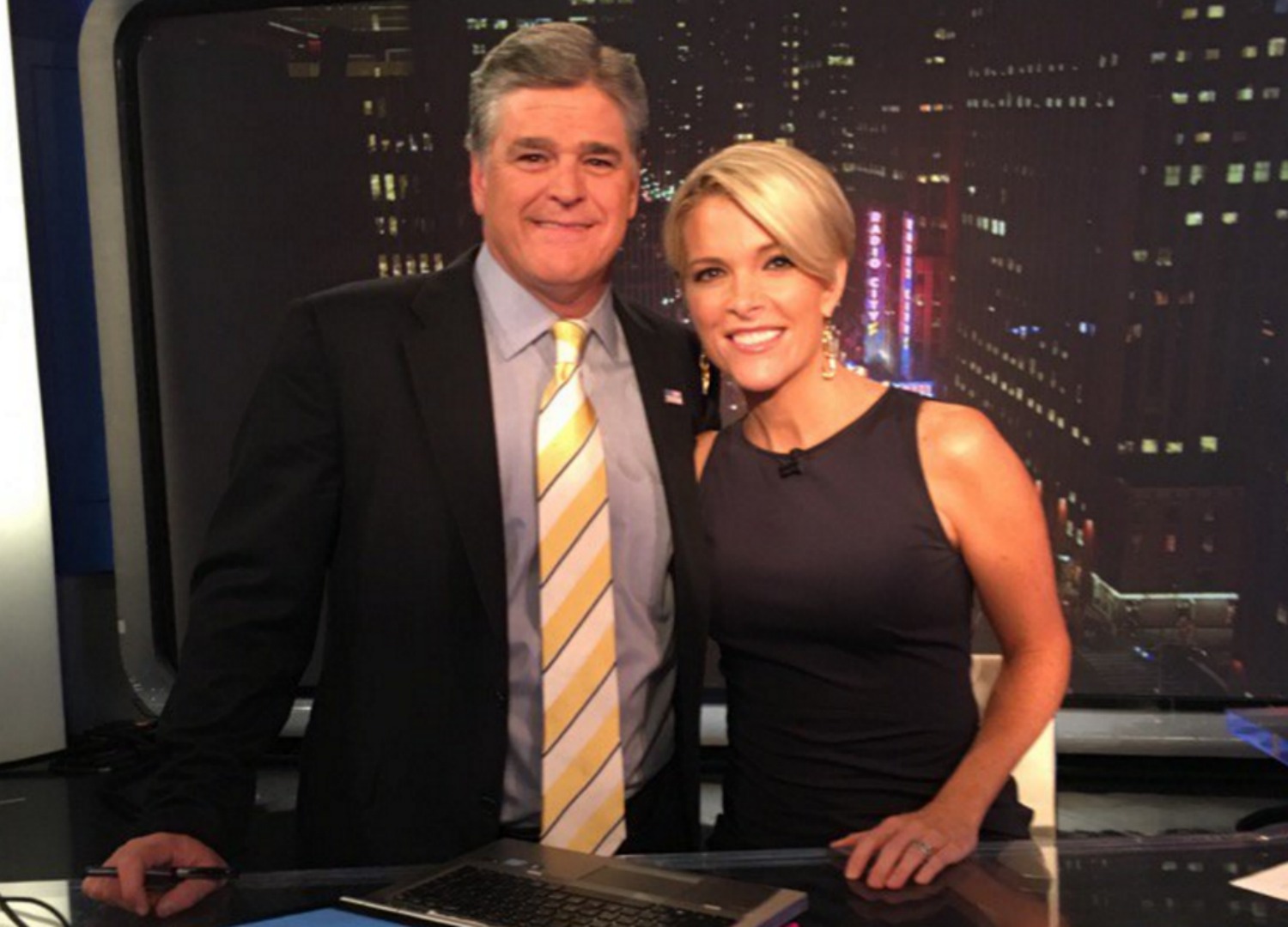 Megyn Kelly and Sean Hannity make up
