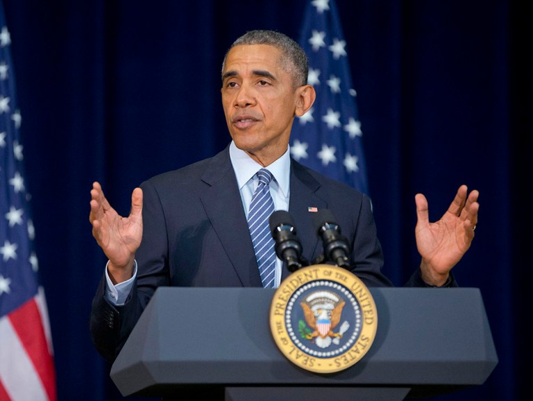 Rep. Chris Smith compared the administration's unwillingness to call Islamic State actions genocide to Clinton not wanting to declare the slaughter of Tutsis and moderate Hutu in Rwanda as genocide. (AP Photo/Pablo Martinez Monsivais)