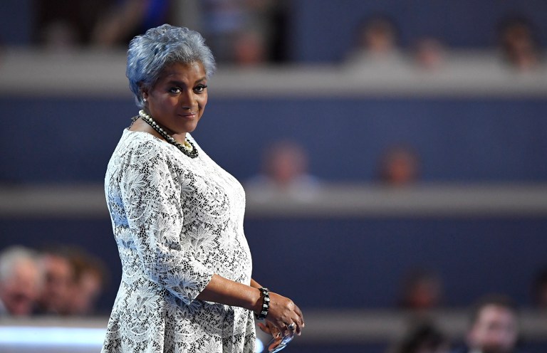 Democratic National Committee Vice Chair Donna Brazile assumed the top role and apologized for the DNC's actions. (AP Photo/Mark J. Terrill)