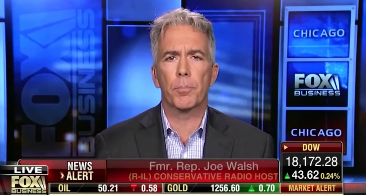Joe Walsh tears into Republicans for lacking ‘courage and the decency” to tell Trump to lay off Mueller