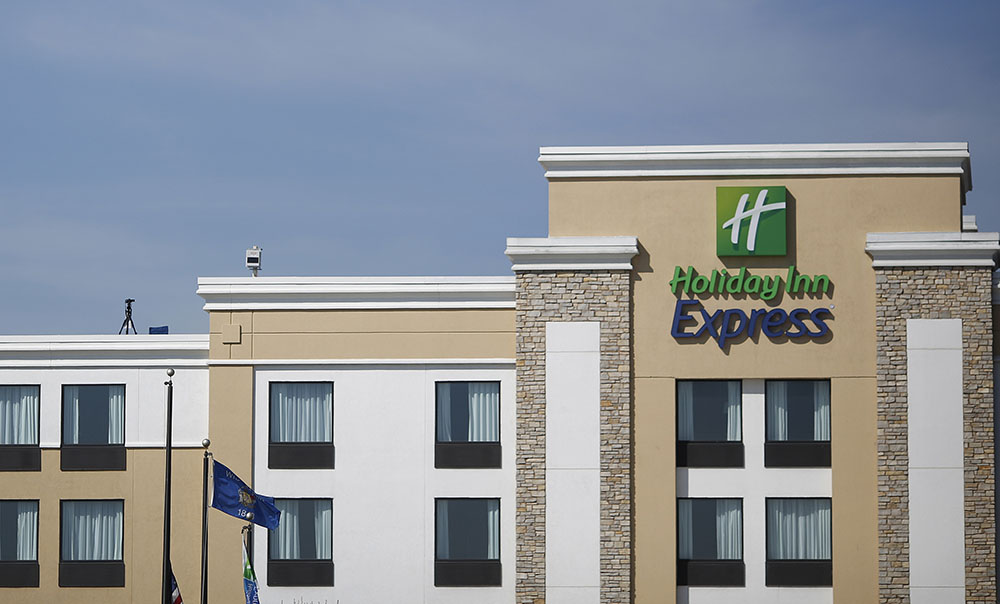 Billionaire Donald Trump stays at Holiday Inn
