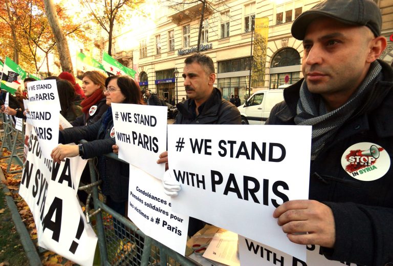 As his country copes with a devastating terrorist attack, French President Francois Hollande blamed the Islamic State, and called it an 