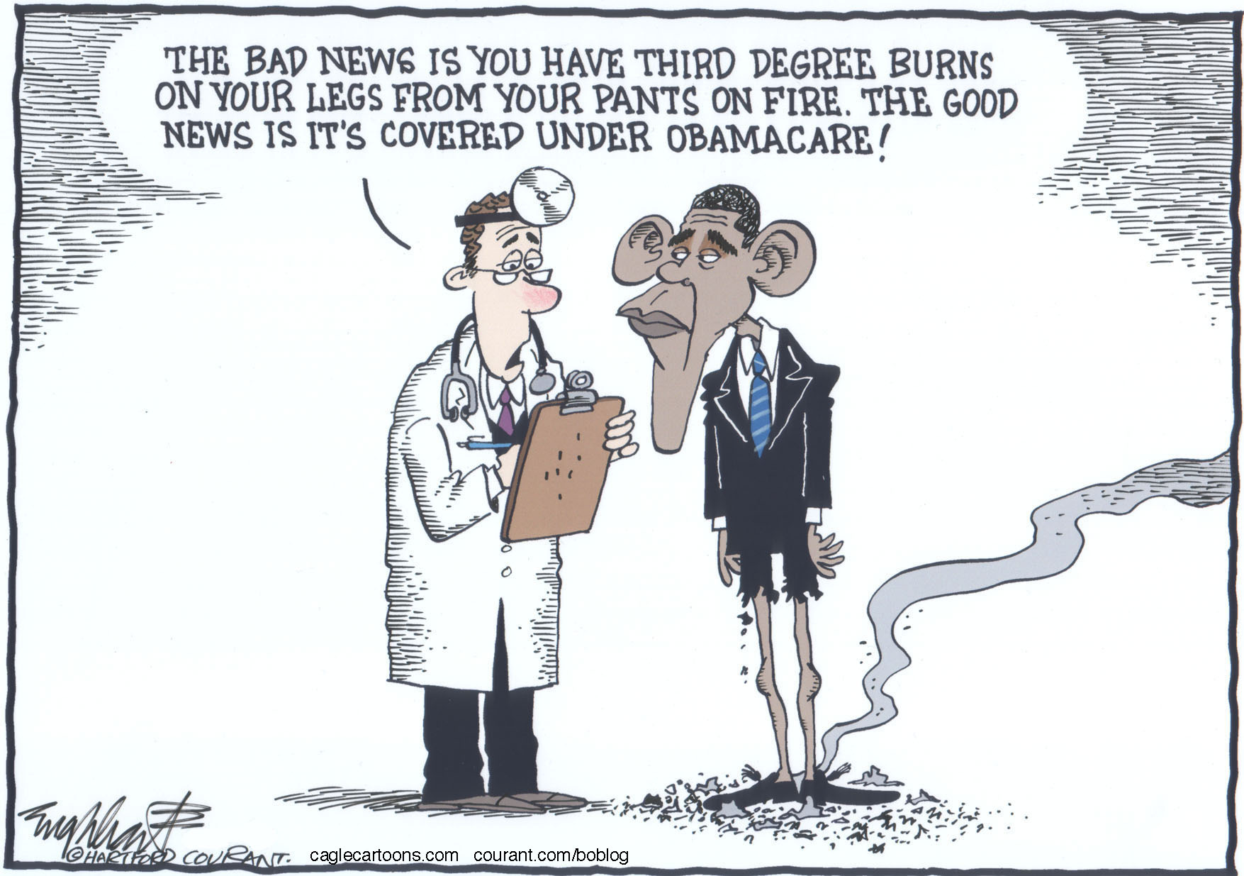 Editorial cartoon: Liar, liar