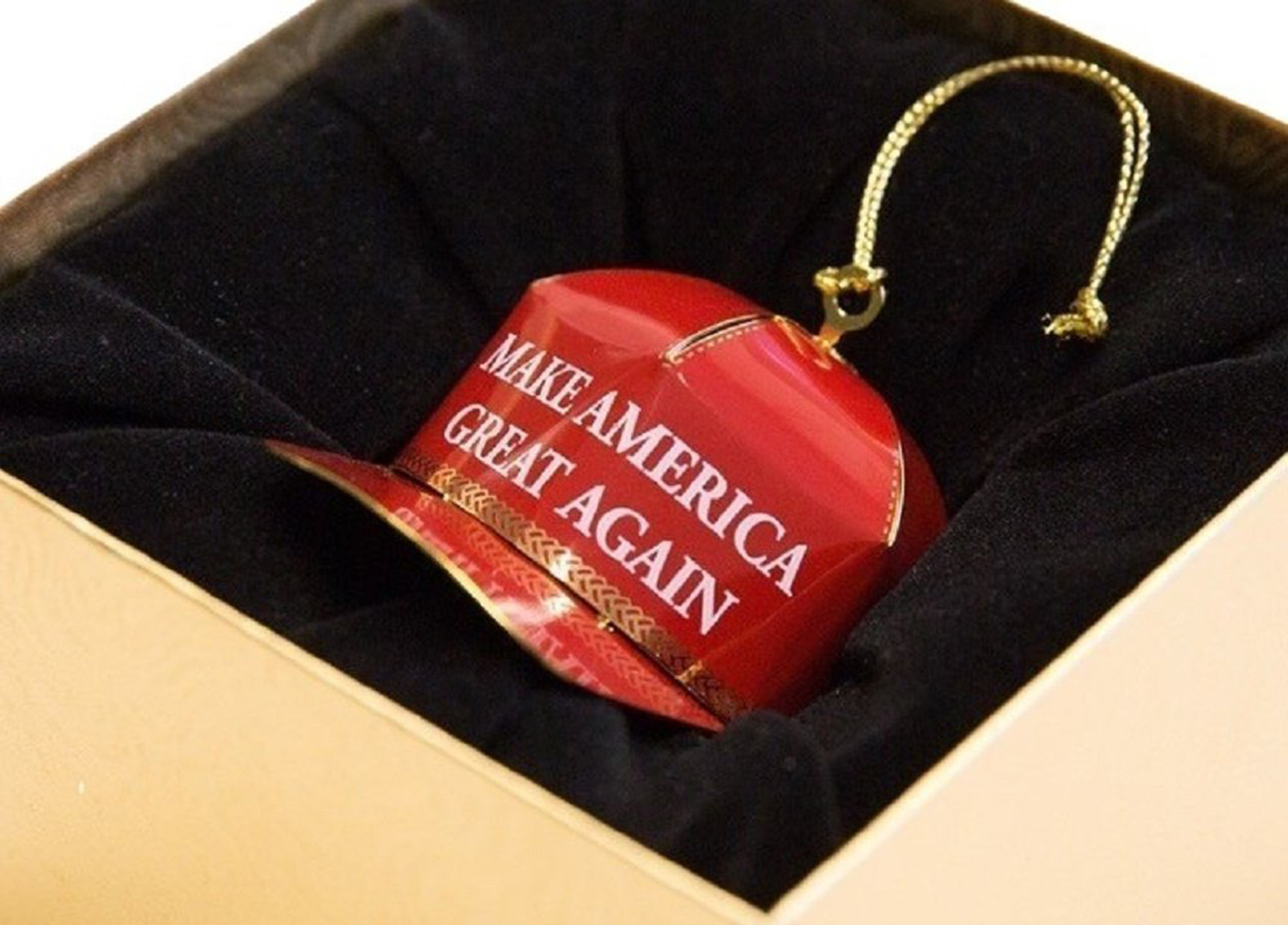 Trump Christmas ornament sells out on Amazon