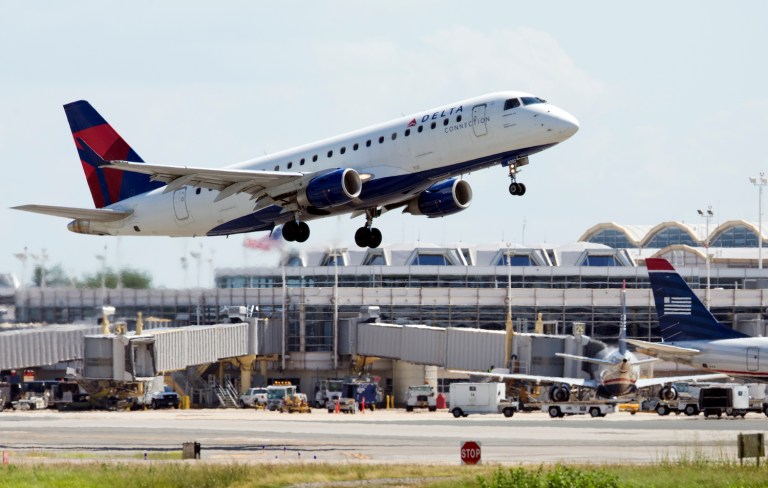 Airport expansion means the parking spaces will be used by construction crews for the next four years. (AP Photo/Manuel Balce Ceneta)
